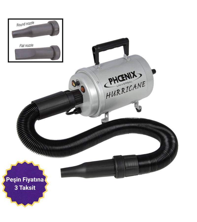 PHOENIX Hurricane Profesyonel Blaster ve Kurutma Makinesi – 2800W